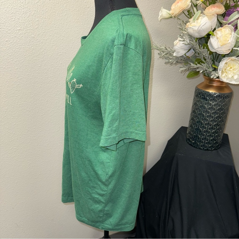 Cowgirl Museum Bella Canvas Tee You Y’all All Y’all Cactus Green XL - Picture 2 of 8